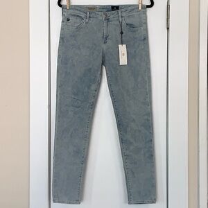 NWT AG Adriano Goldschmied The Legging Ankle Super Skinny Light Wash Jeans 30